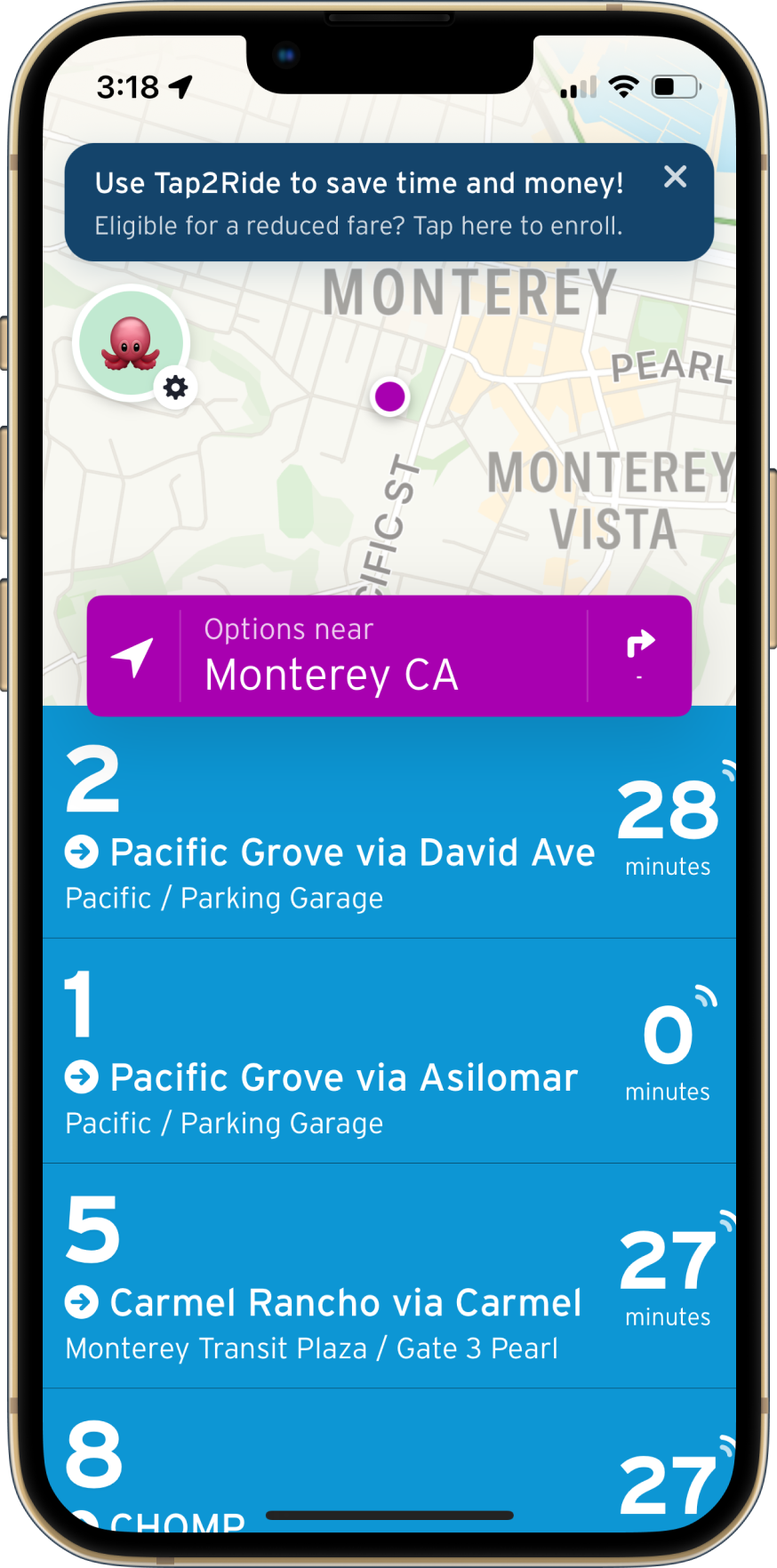 iPhone 13 Pro-Transit-app